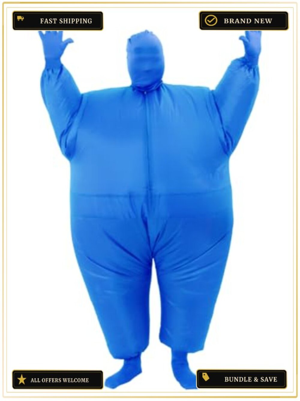 RHYTHMARTS Inflatable Full Body Suit Adult Halloween Christmas Costume Fancy